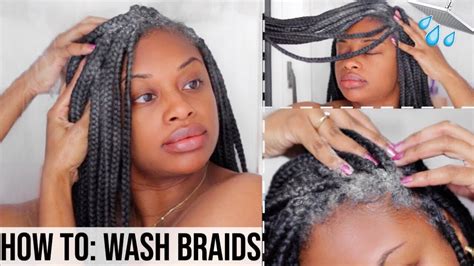 can you wash box braids with metal cuffs|can i wash my cornrows.